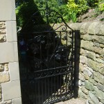 Ornate Side Entrance Gate