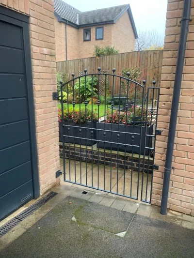 black side gate (custom-forged)
