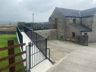 countryside bespoke iron railings